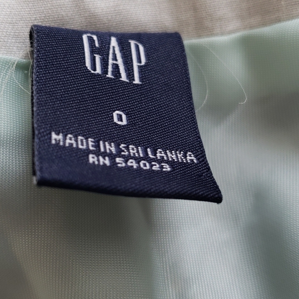 GAP Brown and Blue Wool Skirt - Picture 10 of 11
